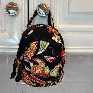 Vera Bradley Puccini Micro Mini Backpack Bag Charm Belt Bag Coin Purse Y2K